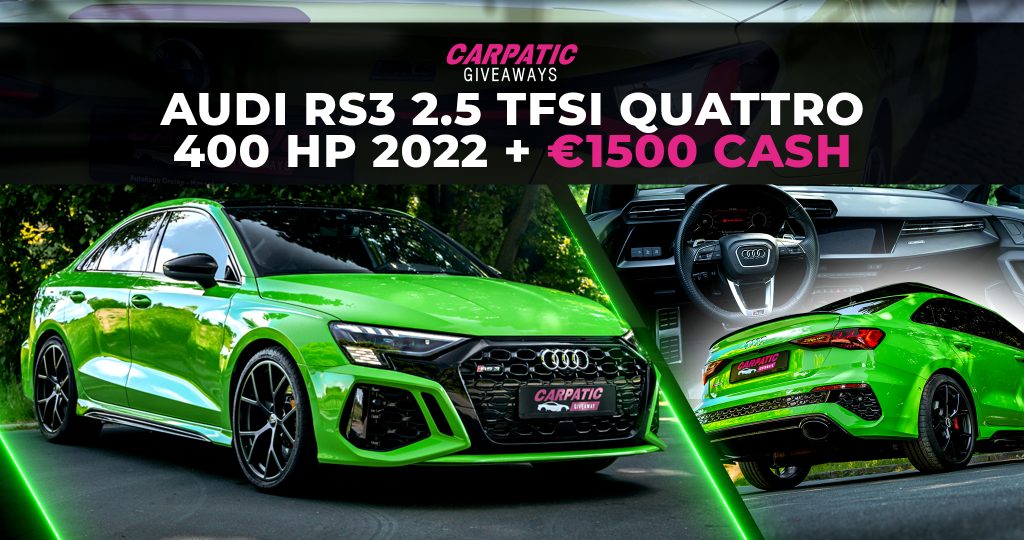 Audi RS3 2.5 TFSI QUATTRO (400 Hp) 2022 + €1500 POCKET MONEY