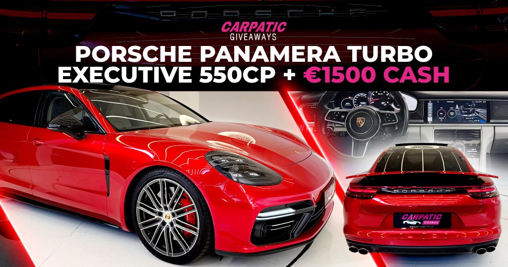 Porsche Panamera Turbo Executive 550CP + €1500 POCKET MONEY