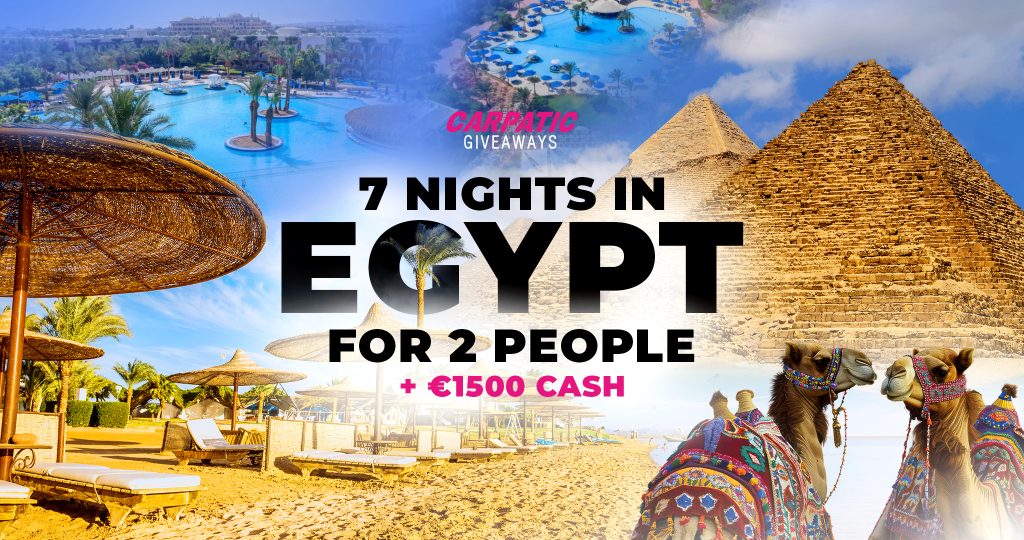 7 Nights In Egypt For 2 People + €1500 Pocket Money
