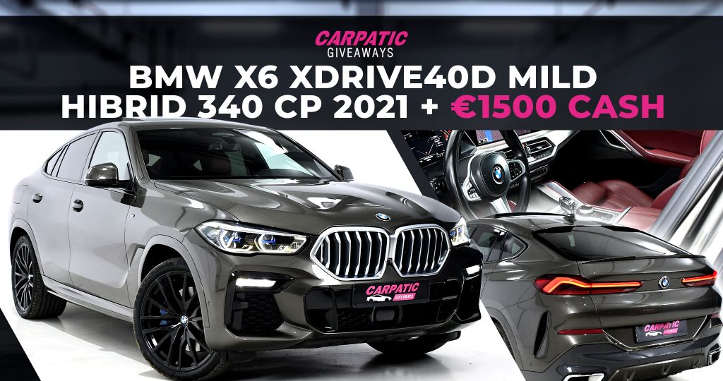 BMW X6 xDrive40d Mild Hibrid 340 CP 2021 + €1500 POCKET MONEY