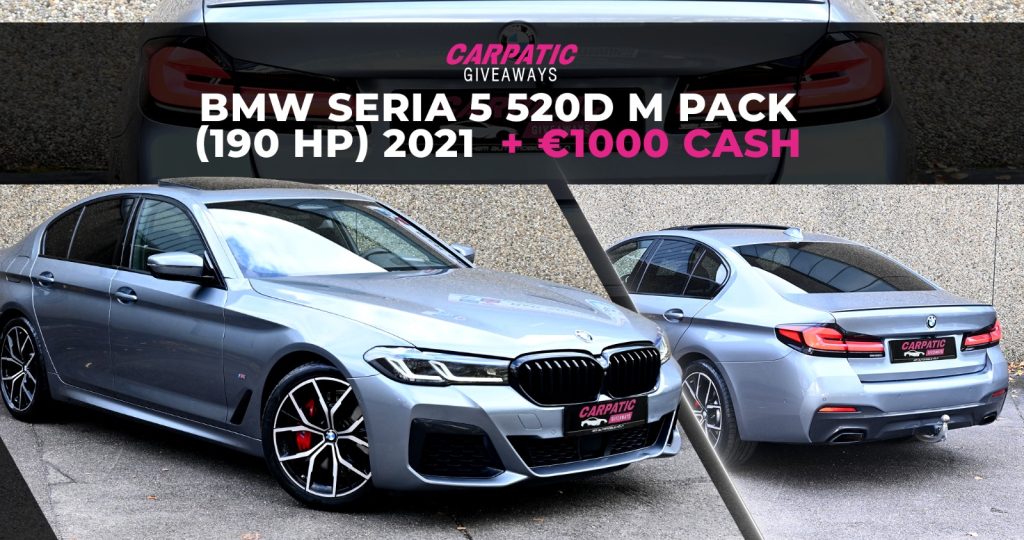 BMW SERIA 5 520d M PACK (190 HP) 2021 + €1000 POCKET MONEY