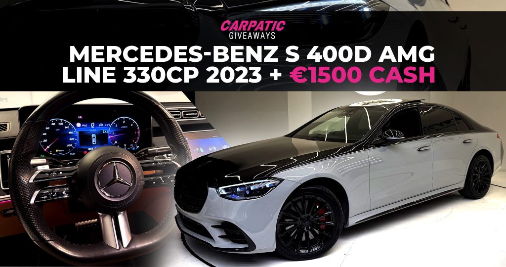 Mercedes-Benz S 400d AMG Line 330CP 2023 + €1500 POCKET MONEY