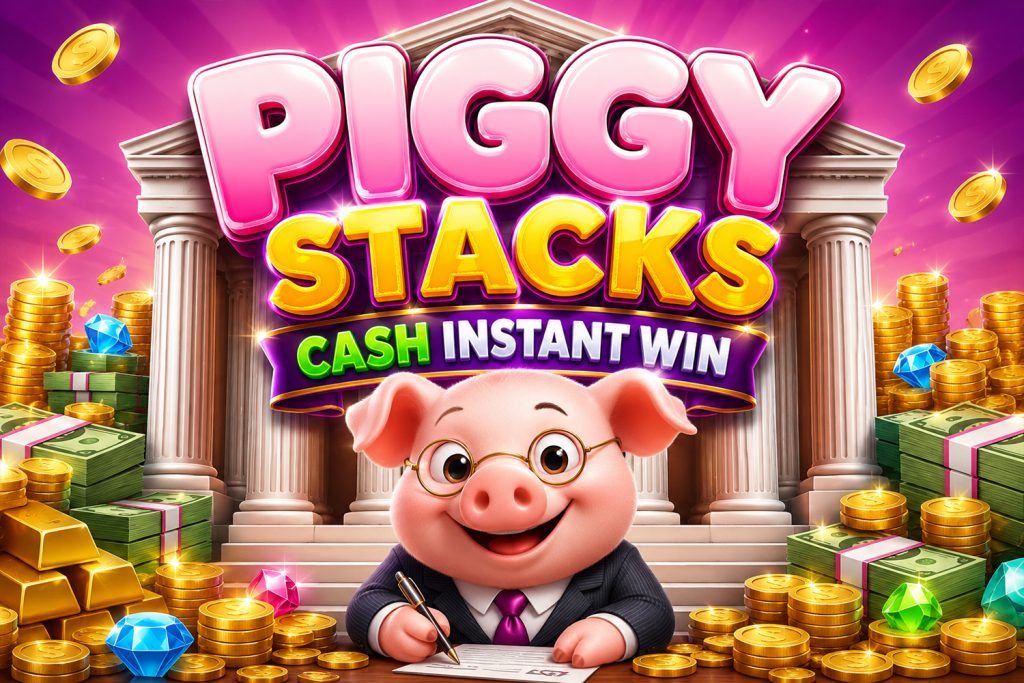 Piggy Stacks! Cash Instant Win