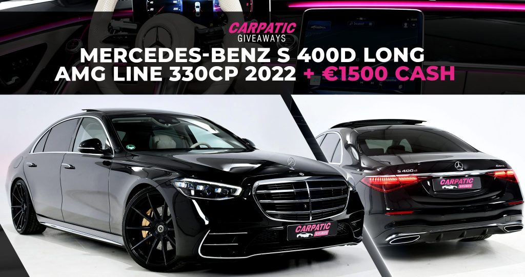 Mercedes-Benz S 400d Long AMG Line 330CP 2022 + €1500 POCKET MONEY