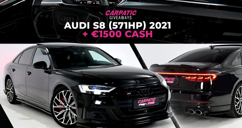 Audi S8 (571HP) 2021 + €1500 POCKET MONEY