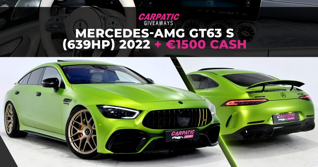 Mercedes-AMG GT63 S (639HP) 2022 + €1500 POCKET MONEY