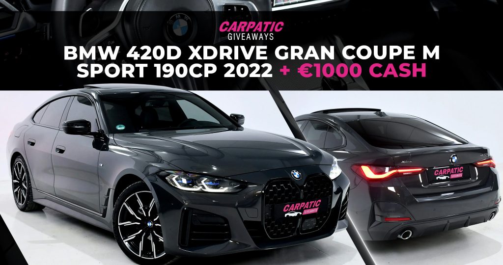 BMW 420d xDrive Gran Coupe M Sport 190CP 2022 + €1000 POCKET MONEY