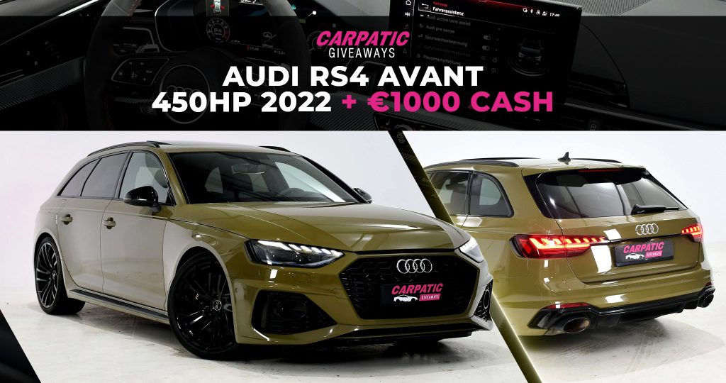 Audi RS4 Avant 450HP 2022 + €1000 POCKET MONEY