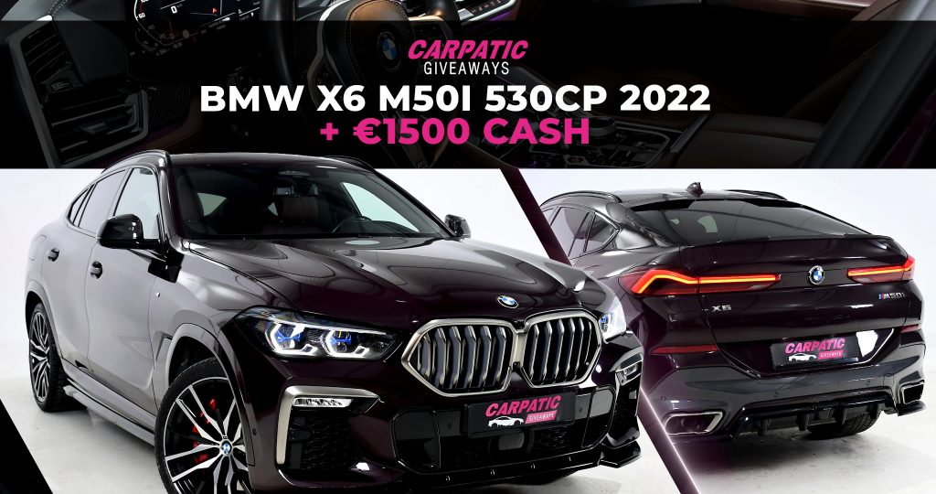 BMW X6 M50i 530CP 2022 + €1500 POCKET MONEY