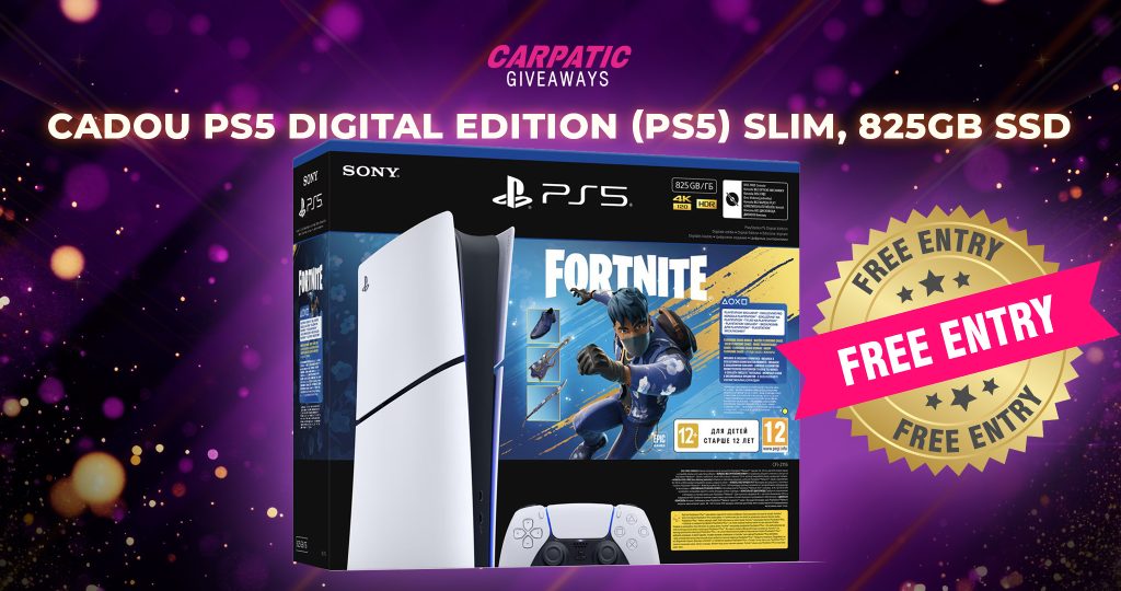 PlayStation 5 Digital Edition (PS5) Slim, 825GB SSD, Fortnite Bundle