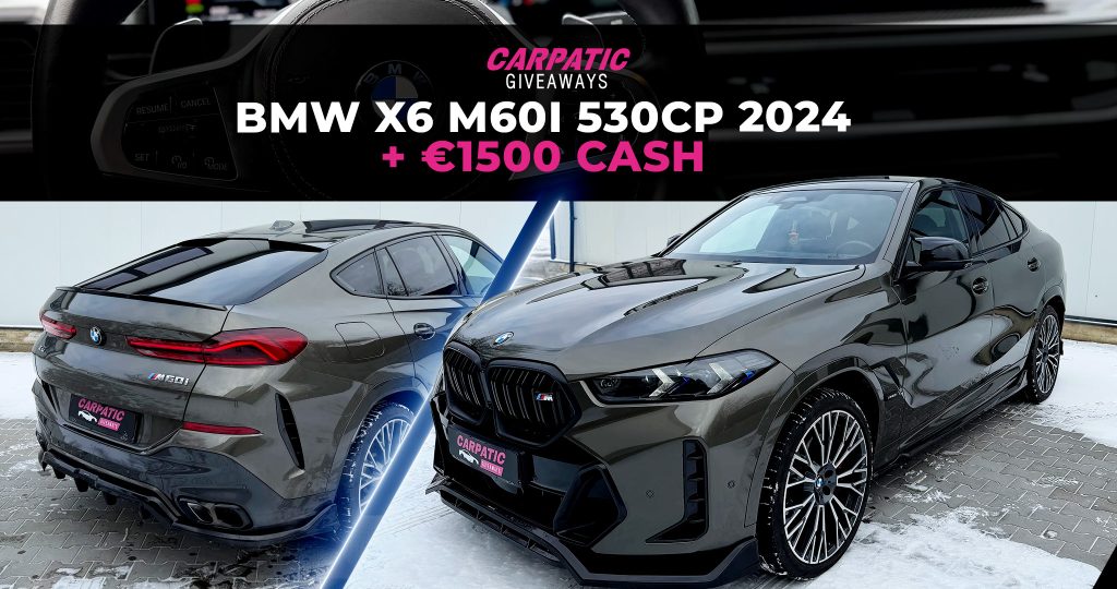 BMW X6 M60i 530CP 2024 + €1500 POCKET MONEY