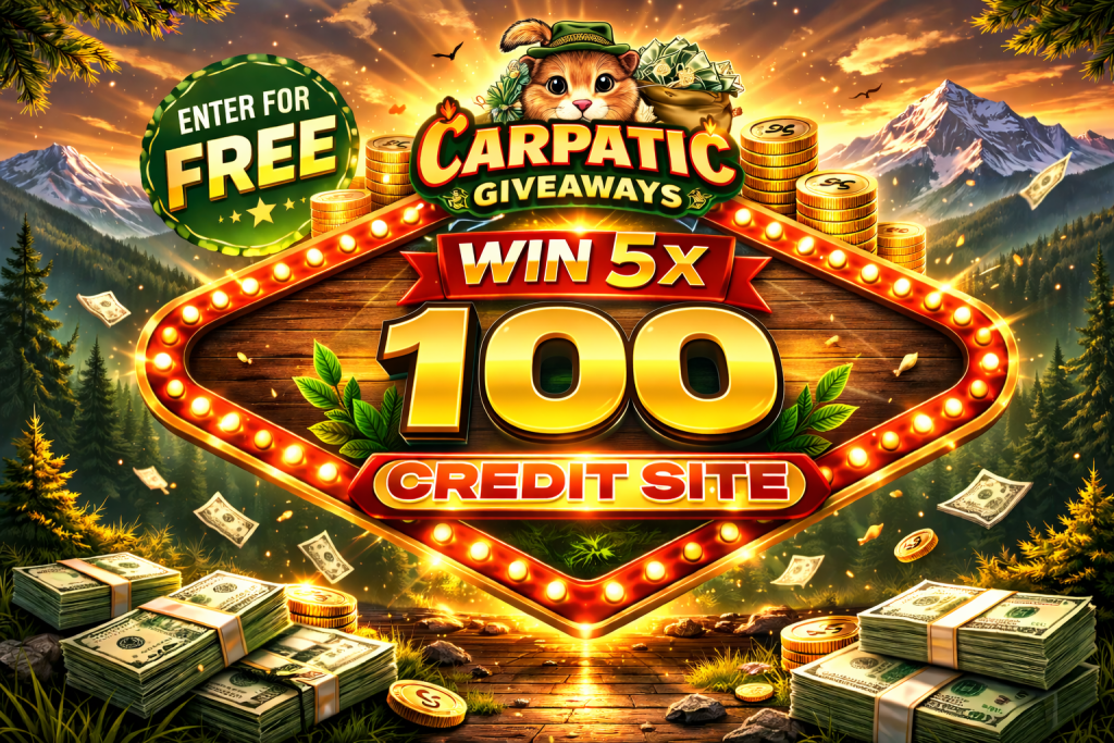 FREE ENTRY – 100 Credit Site (x5 Winners) #4
