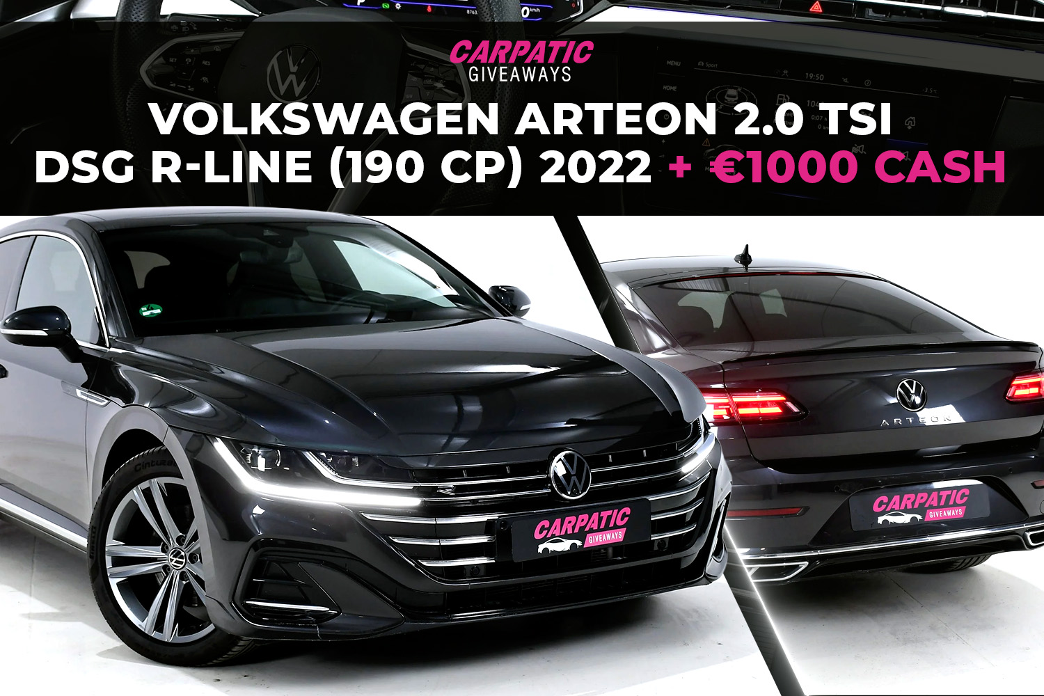Volkswagen ARTEON 2.0 TSI DSG R-Line (190 CP) 2022 + €1000 POCKET MONEY