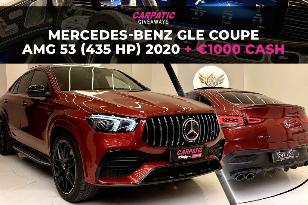 Mercedes-Benz GLE Coupe AMG 53 (435 Hp) 2020 + €1000 POCKET MONEY