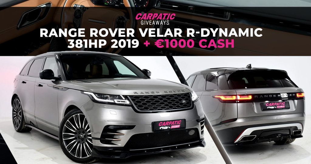 Land Rover Range Rover Velar R-Dynamic 381HP 2019 + €1000 POCKET MONEY