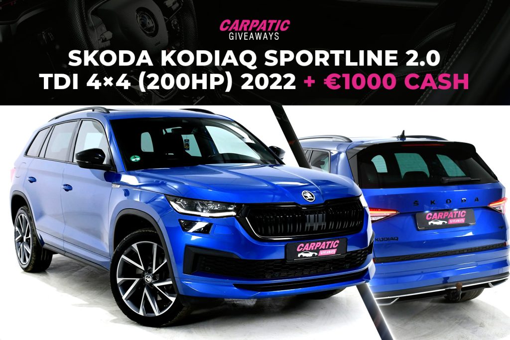 Skoda Kodiaq Sportline 2.0 TDI 4x4 (200HP) 2022 + €1000 POCKET MONEY
