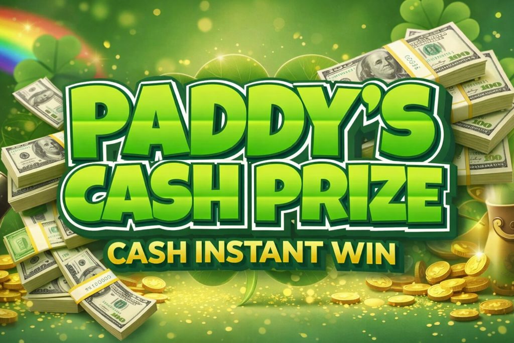 Paddy's Cash Prize - Instant Win!