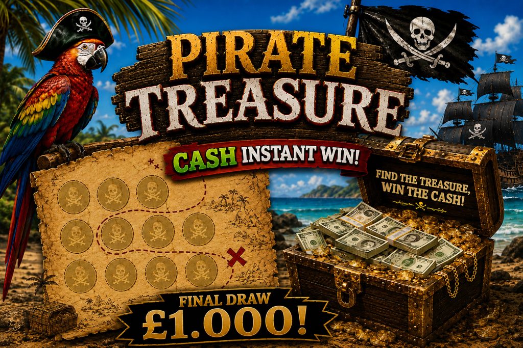 Pirate Treasure - Cash Instant Win!