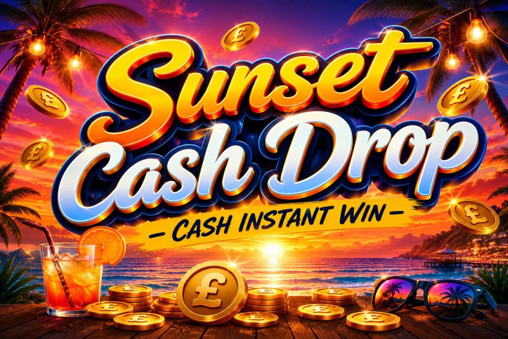Sunset Cash Drop - Cash Instant Win!