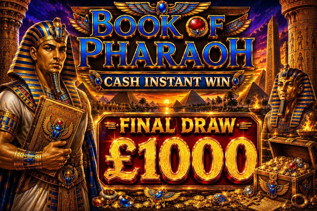 Book of Pharaoh – Cash Instant Win!