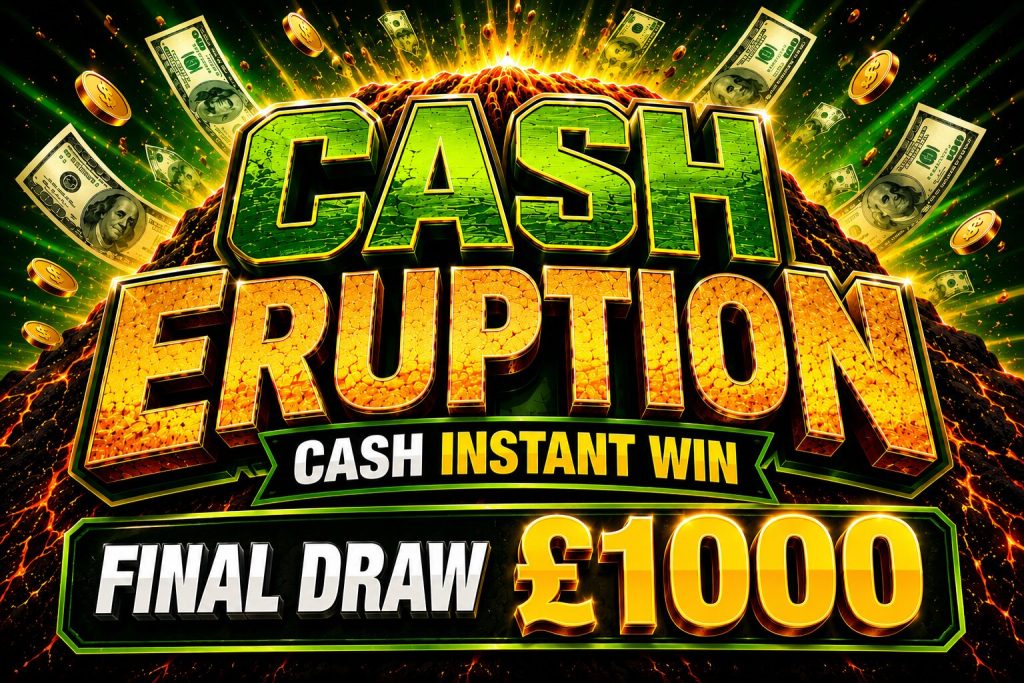 Cash Eruption - Cash Instant Win! 🌋