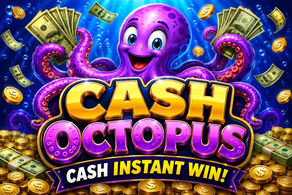 Cash Octopus – Cash Instant Win! 🐙