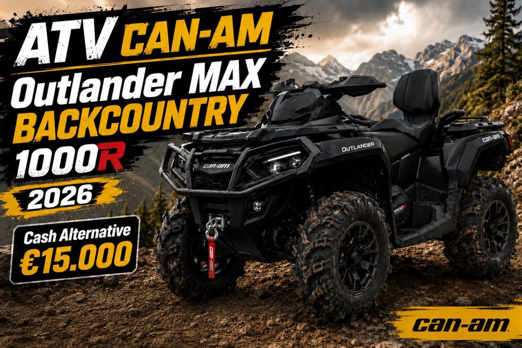 BRAND NEW ATV CAN-AM Outlander MAX BACKCOUNTRY 1000R 2026