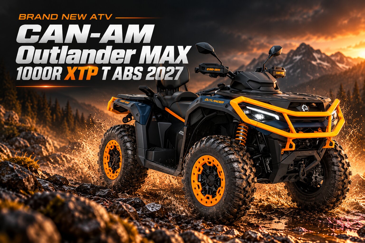 BRAND NEW ATV CAN-AM Outlander MAX 1000R XTP T ABS 2027