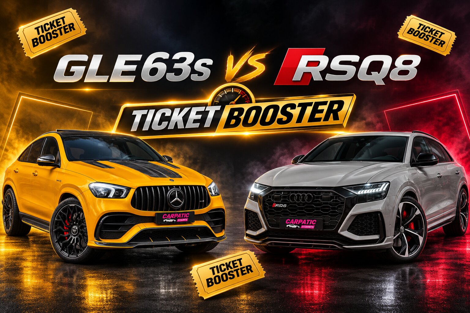 GLE63S vs RSQ8 – Ticket Booster!